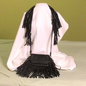 NWOT Carlos Santa Fringe Crossbody Night Out Bag.